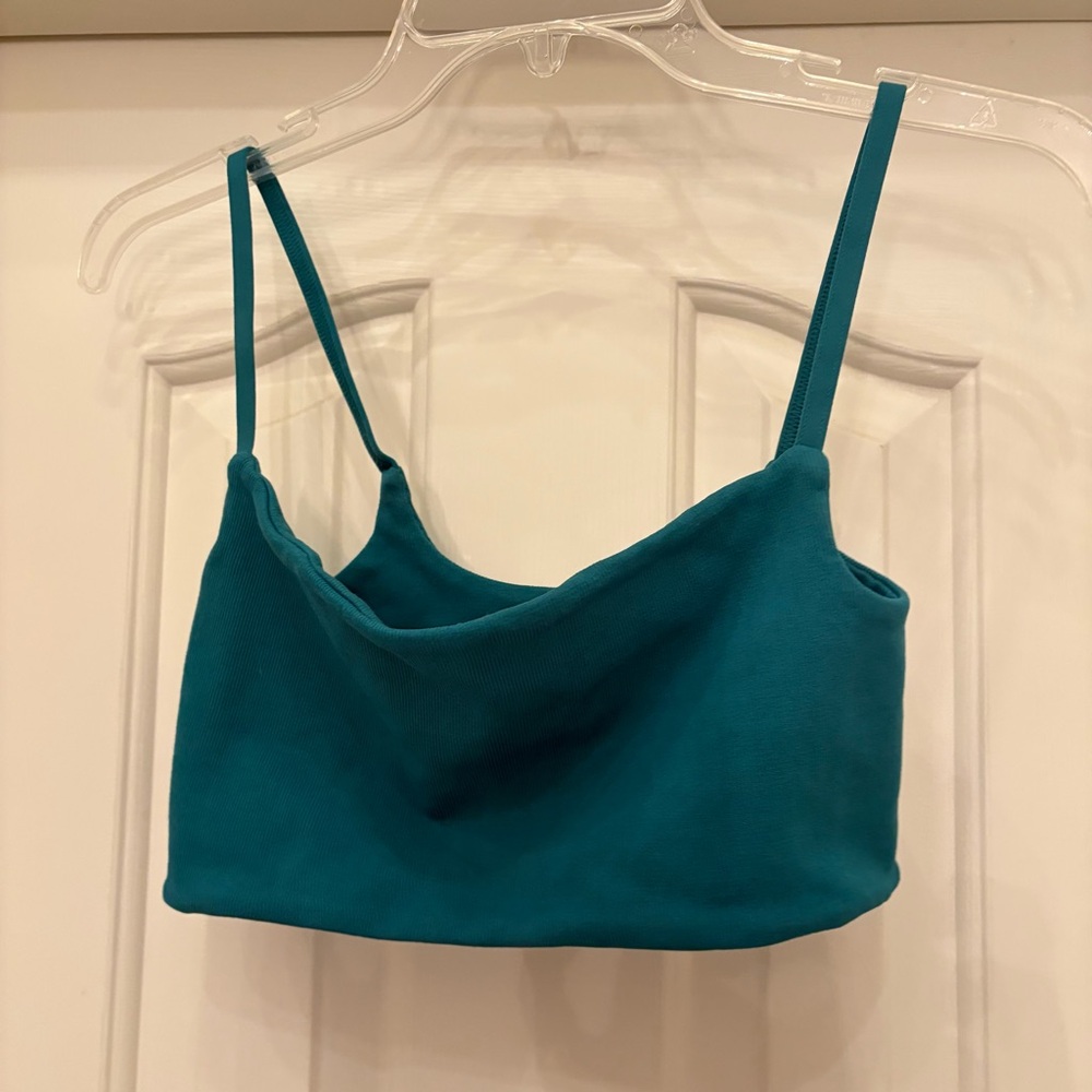 FP Movement by Free People Teal Crop Top